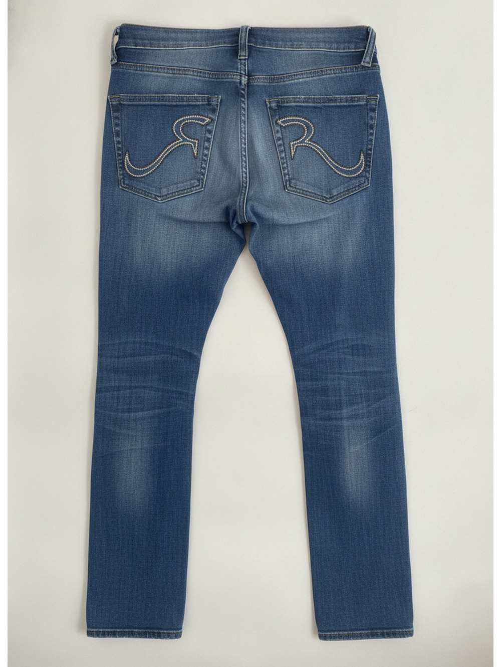 Rock & Republic Women's Blue Denim Jeans Size 12 - Very Good Condition